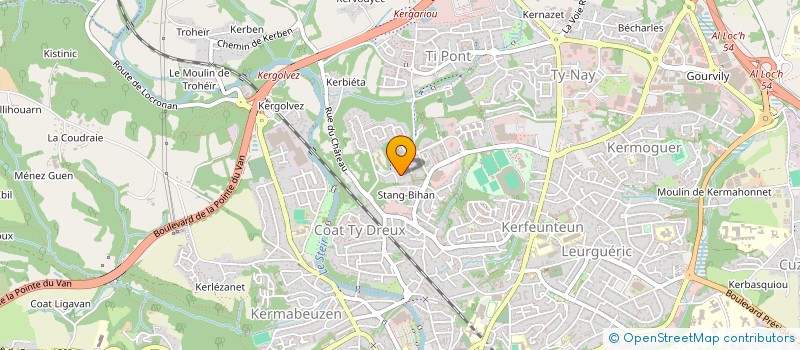 localisation de l'entreprise GR RENOV à QUIMPER