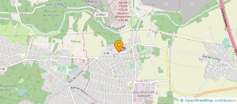 localisation de l'entreprise GR RENOVA à COURTRY
