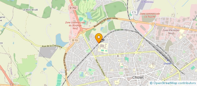 localisation de l'entreprise GR REVETEMENTS à CHOLET