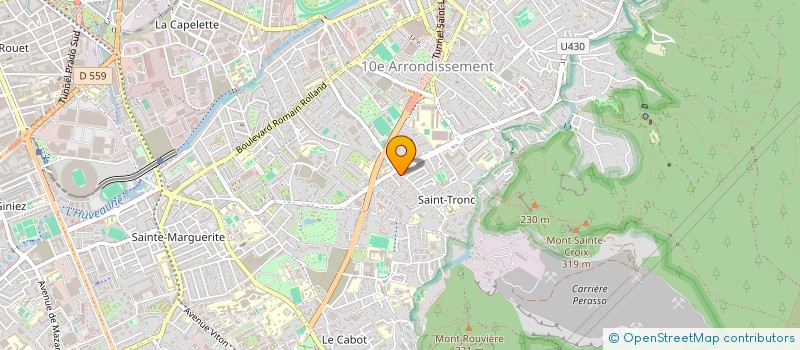 localisation de l'entreprise GR SAINT TRONC à MARSEILLE