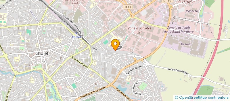 localisation de l'entreprise GR SOLAR à CHOLET