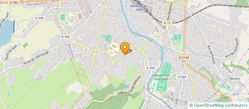 localisation de l'entreprise GR SPORTS EVENTS  MONTLUCON