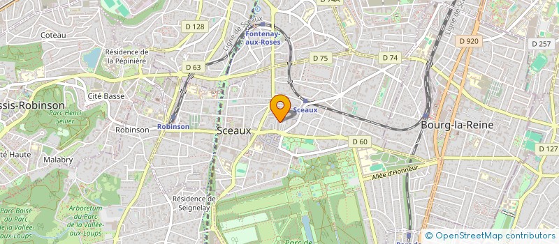 localisation de l'entreprise GR-SUD  SCEAUX