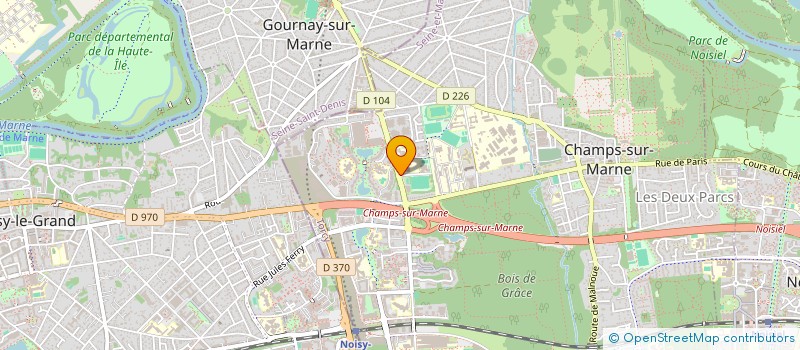 localisation de l'entreprise GR VAP à CHAMPS-SUR-MARNE