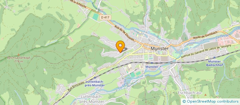 localisation de l'entreprise GR1  MUNSTER