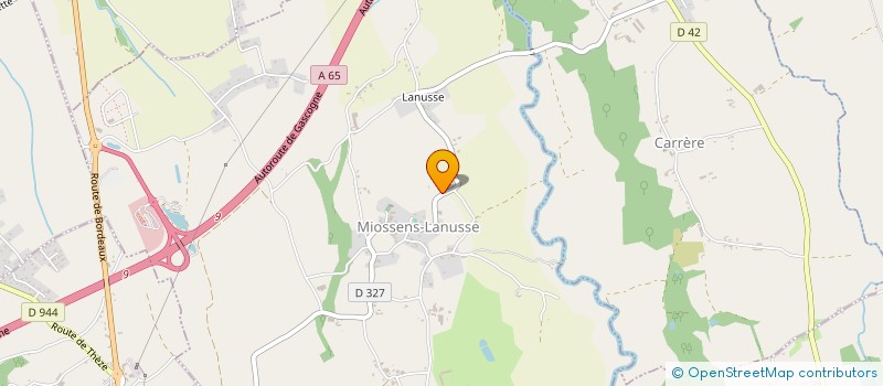 localisation de l'entreprise GR10  MIOSSENS-LANUSSE