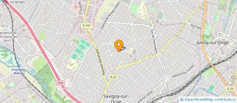localisation de l'entreprise GR2N à SAVIGNY-SUR-ORGE