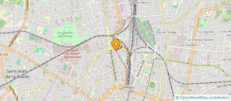 localisation de l'entreprise GR7 TRANSPORT à ORLEANS