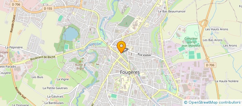 localisation de l'entreprise GR8  FOUGERES