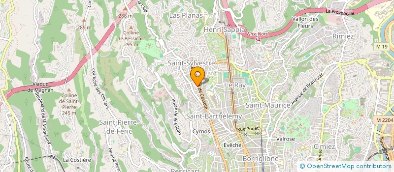 localisation de l'entreprise GRA AL à NICE