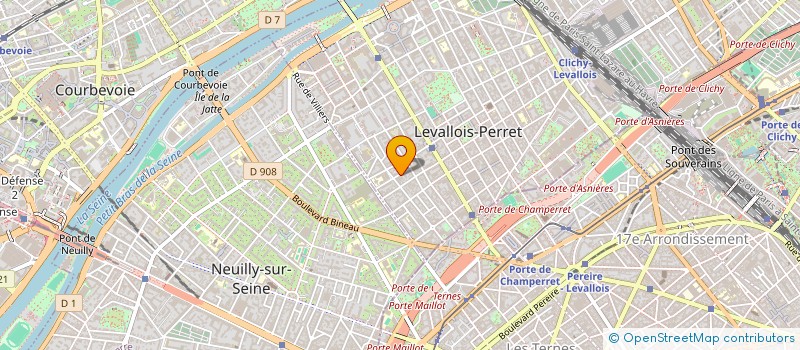 localisation de l'entreprise GRAAF à LEVALLOIS PERRET