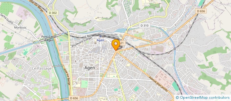 localisation de l'entreprise GRAAL à AGEN