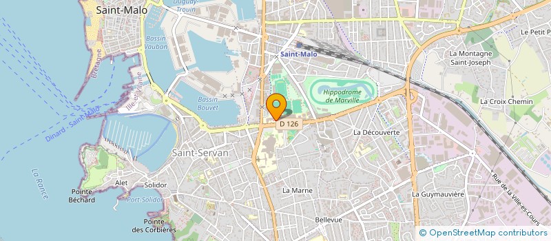 localisation de l'entreprise GRAAL  SAINT-MALO