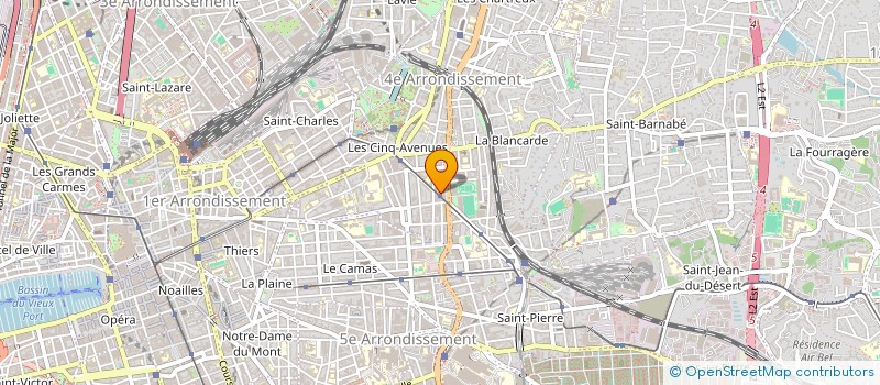 localisation de l'entreprise GRAAL à MARSEILLE 4EME