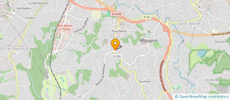 localisation de l'entreprise GRAAL  MOUGINS