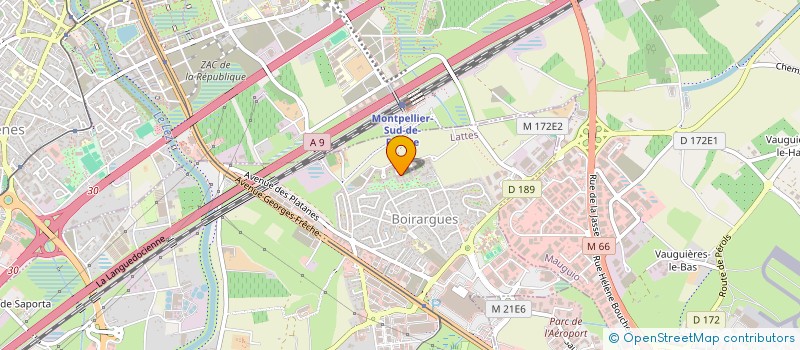 localisation de l'entreprise GRAAL APP à LATTES