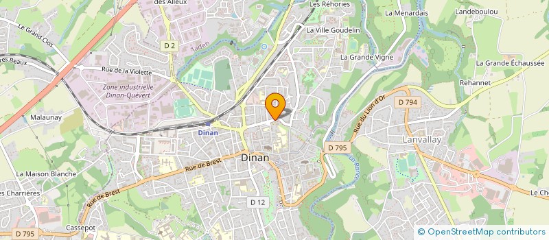 localisation de l'entreprise GRAAL IMMOBILIER  DINAN