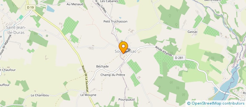 localisation de l'entreprise GRAAL QUEST  BENESSE-MAREMNE