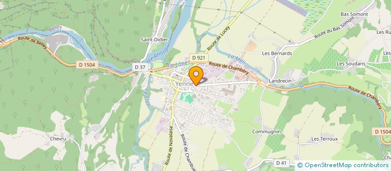 localisation de l'entreprise GRAALNAC  YENNE
