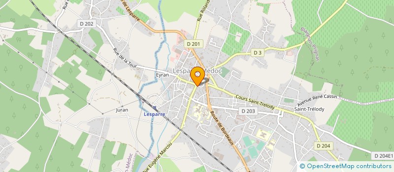 localisation de l'entreprise GRAB  LESPARRE-MEDOC