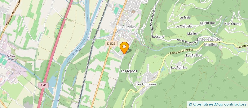 localisation de l'entreprise GRAB IMMOBILIER  LE CHEYLAS