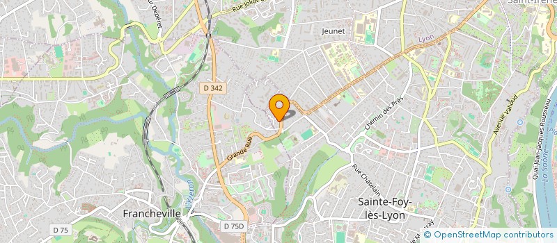 localisation de l'entreprise GRAB INVEST  SAINTE-FOY-LES-LYON