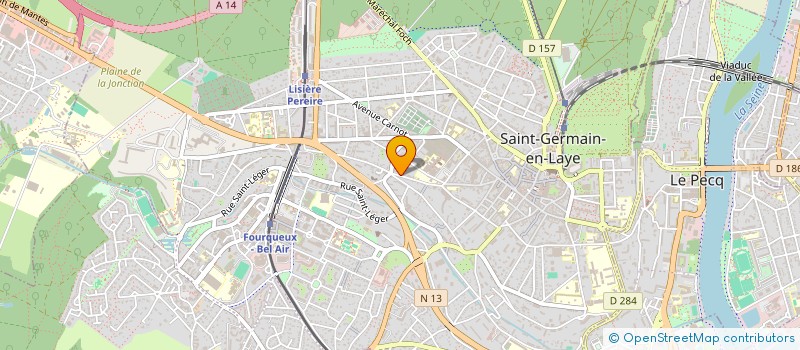 localisation de l'entreprise GRABE ET COMPAGNIE  SAINT-GERMAIN-EN-LAYE