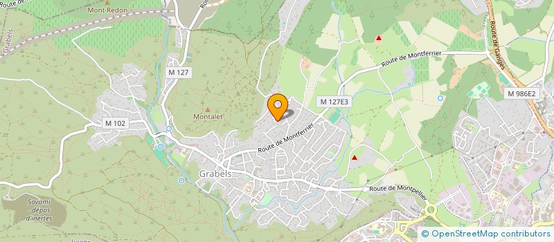 localisation de l'entreprise GRABELS CAMINAIRES  GRABELS