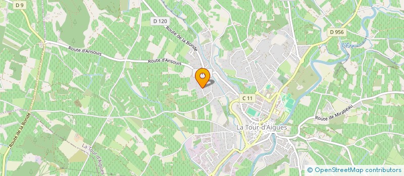 localisation de l'entreprise GRABOUILL'ARTS à LA TOUR-D'AIGUES