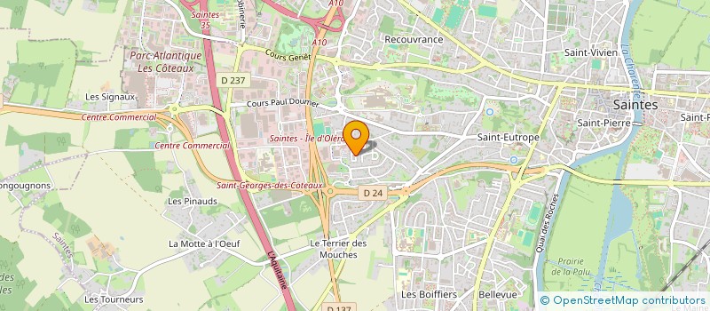 localisation de l'entreprise GRABUGE RECORDS  SAINTES