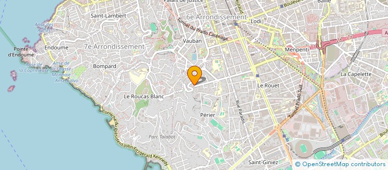 localisation de l'entreprise GRABY à MARSEILLE