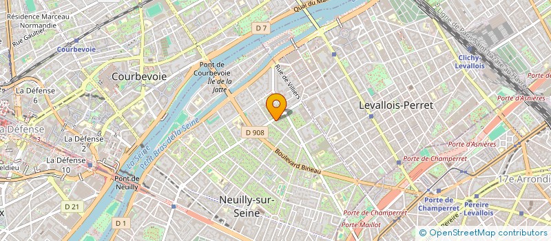 localisation de l'entreprise GRACAJO à NEUILLY-SUR-SEINE