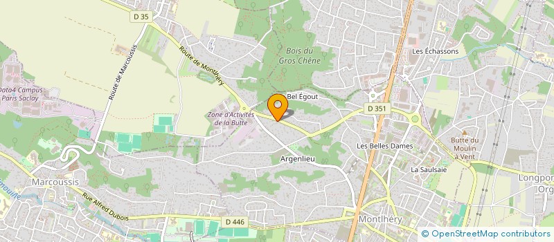 localisation de l'entreprise GRACE  MONTLHERY