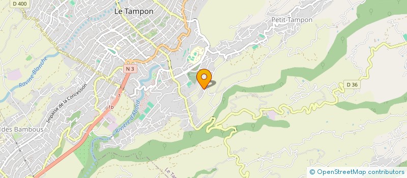 localisation de l'entreprise GRACE  LE TAMPON