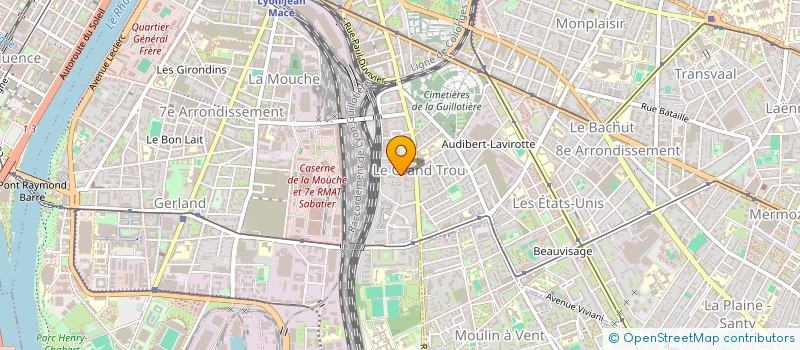 localisation de l'entreprise GRACE  LYON