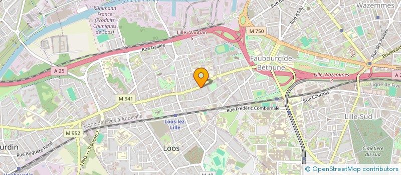 localisation de l'entreprise GRACE  LOOS