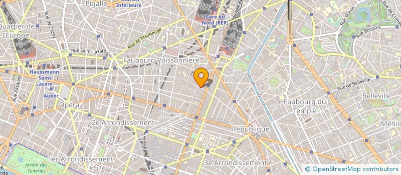 localisation de l'entreprise GRACE BEAUTE  PARIS