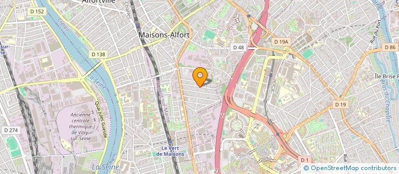 localisation de l'entreprise GRACE ET BENI EXPRESS SERVICE à MAISONS-ALFORT