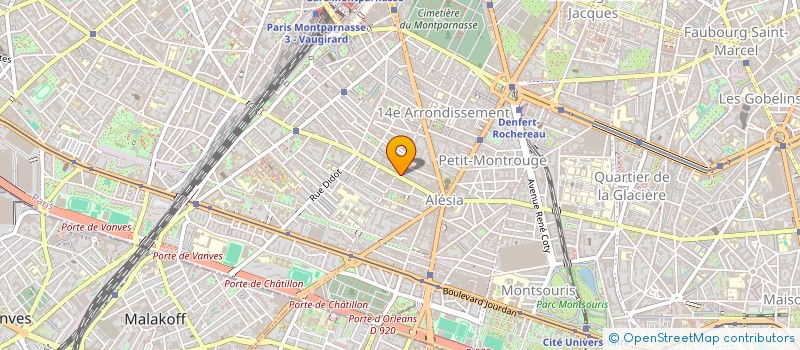 localisation de l'entreprise GRACE II  PARIS