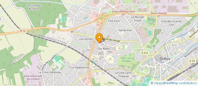localisation de l'entreprise GRACE INFINIE à DREUX