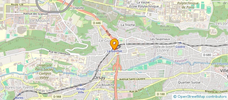 localisation de l'entreprise GRACE NETTOYAGE  ORSAY