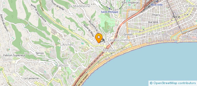 localisation de l'entreprise GRACE PICNIC à NICE