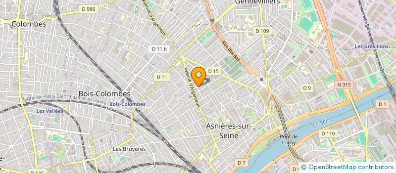 localisation de l'entreprise GRACE & SUCCES EXOTIQUE  ASNIERES-SUR-SEINE