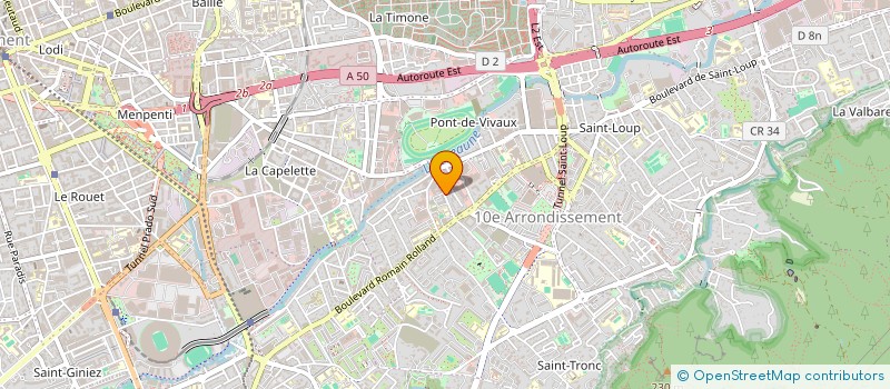 localisation de l'entreprise GRACEFFA 27 à MARSEILLE