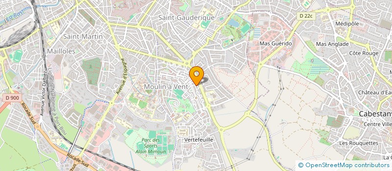 localisation de l'entreprise GRACELAND SCI  PERPIGNAN