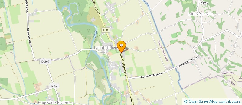 localisation de l'entreprise GRACIA-GAILLARD  LABATUT-RIVIERE