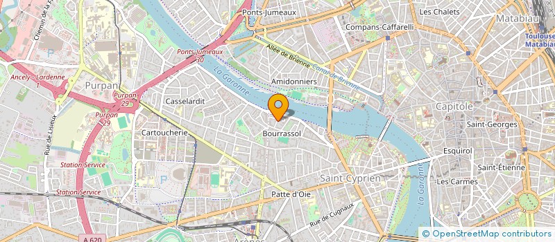 localisation de l'entreprise GRACIA-QUEILLE  TOULOUSE