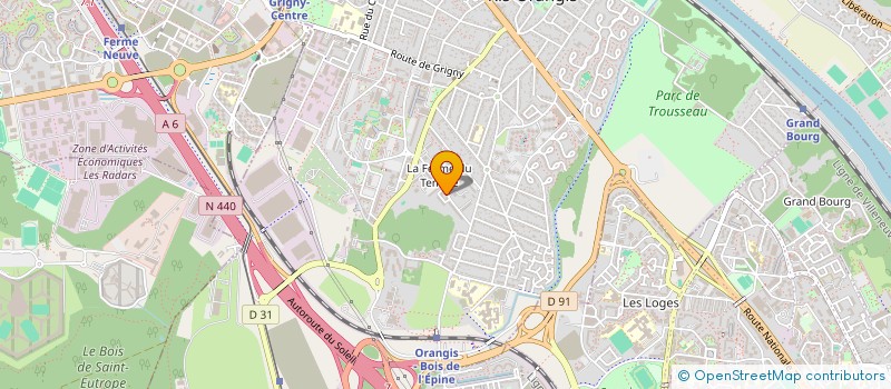 localisation de l'entreprise GRACIA TRANSPORTS à RIS ORANGIS