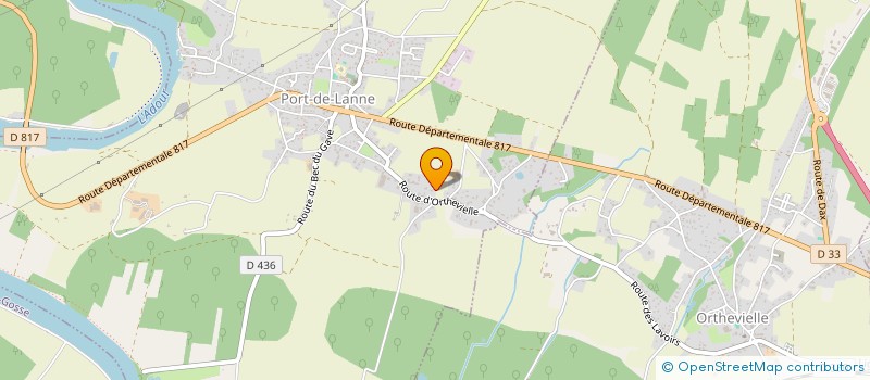 localisation de l'entreprise GRACIA VALLADE  PEYREHORADE