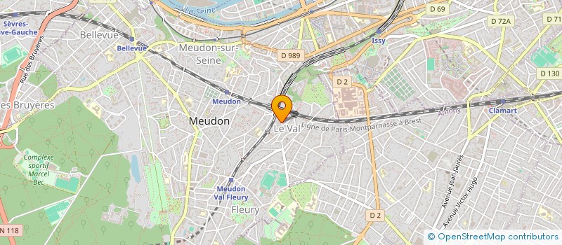 localisation de l'entreprise GRACIO à MEUDON